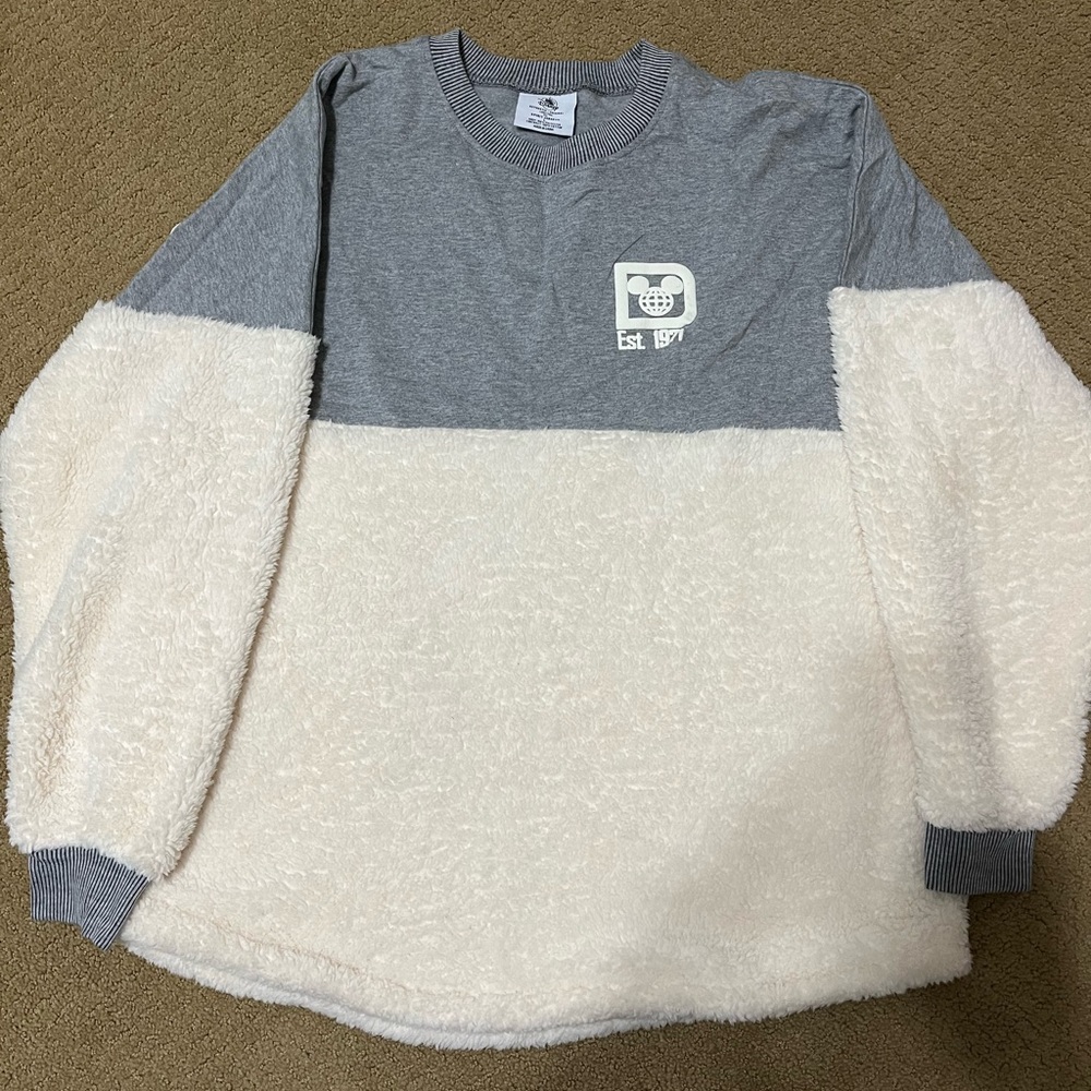 Authentic Disney Spirit Jersey Size Large Fuzzy Soft